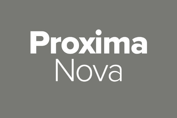 Proxima Nova 字体