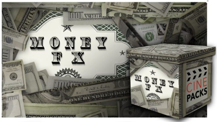 MONEY FX – CINEPACKS 电视屏幕FX包：4k电视屏幕与透明叠加模拟电视效果