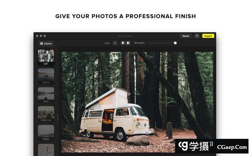 文艺调色插件 PRIIME STYLES FOR MAC OS X