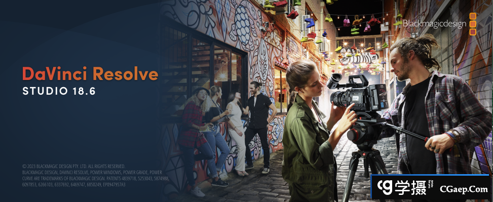 达芬奇调色软件 DaVinci Resolve Studio v18.6.2 【WIN64】正式版