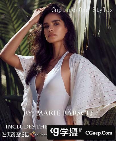 时尚摄影师Marie Bärsch 飞思Capture One色彩分级编辑预设样式