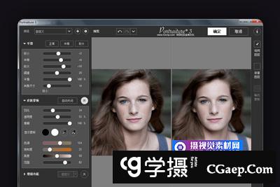 Photoshop人物磨皮插件Portraiture 3.5.3504中文版(Win/Mac版)支持2020