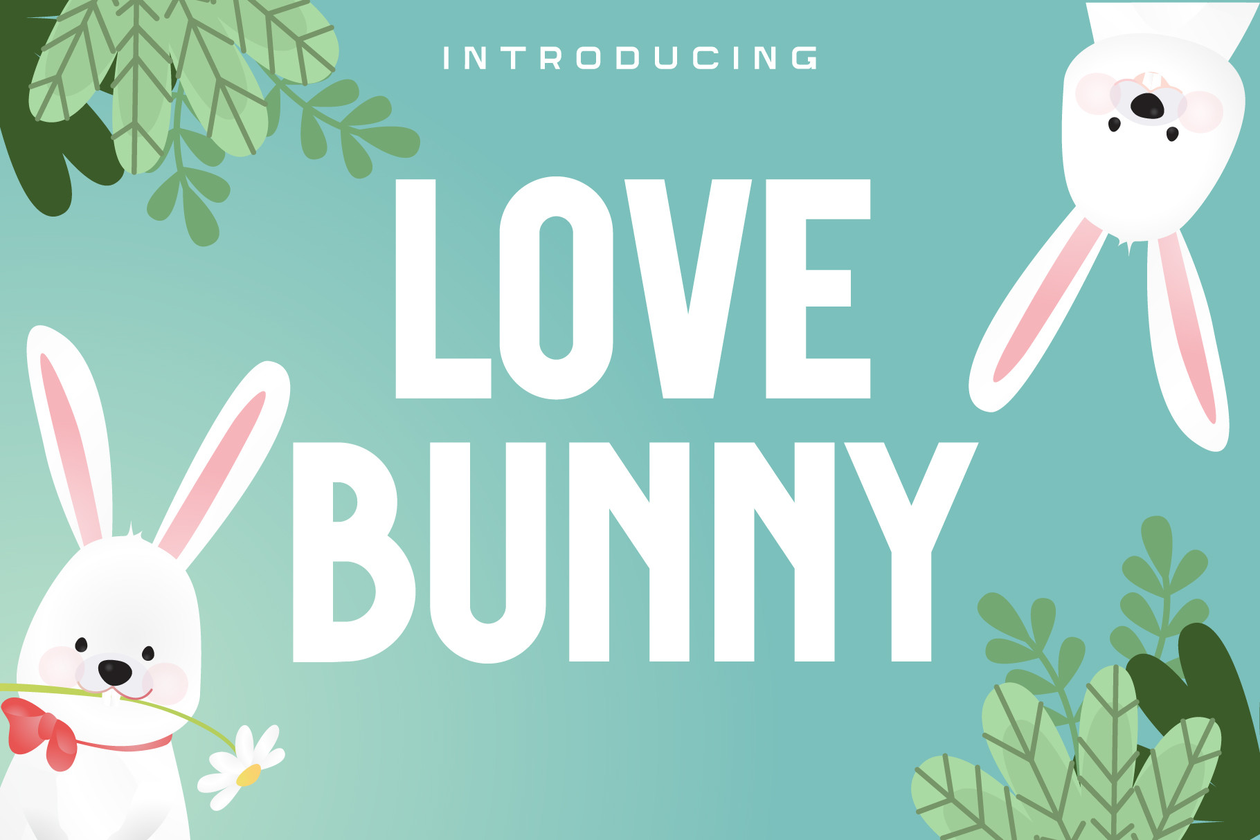 无衬线字体- Love Bunny 字体
