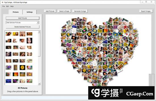 拼贴画软件FigrCollage 3.2.5.0 Home / Advanced / Professional Edition