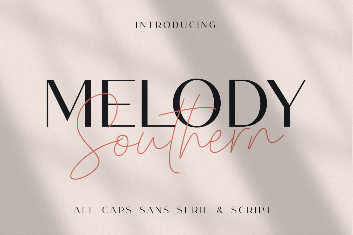 Melody Southern Duo 字体 无衬线字体