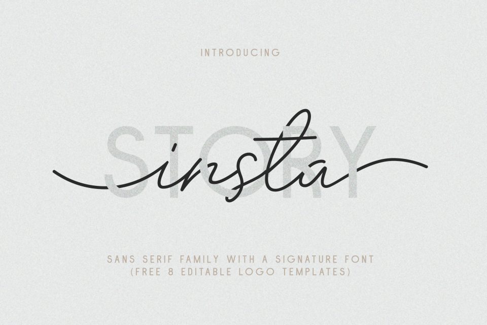 Insta Story Duo 字体