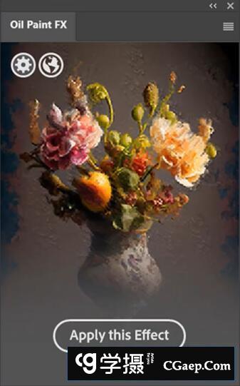 一键生成超真实油画效果 Oil Paint FX Photoshop Plugin 插件