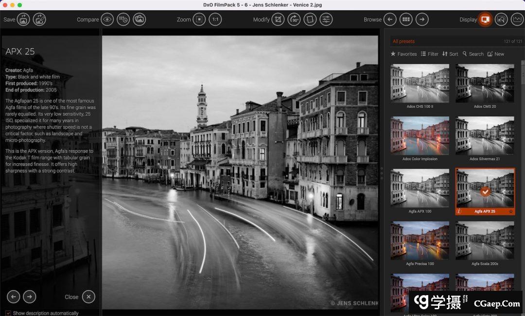 DxO FilmPack 5 for Mac(胶片模拟效果滤镜软件) v5.5.26特别版