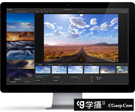 快速替换天空特效软件 SkyLab Studio 2.3中文版(MacOSX)
