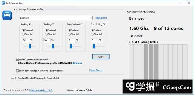 Bitsum ParkControl Pro 2.2.0.4 多语言版