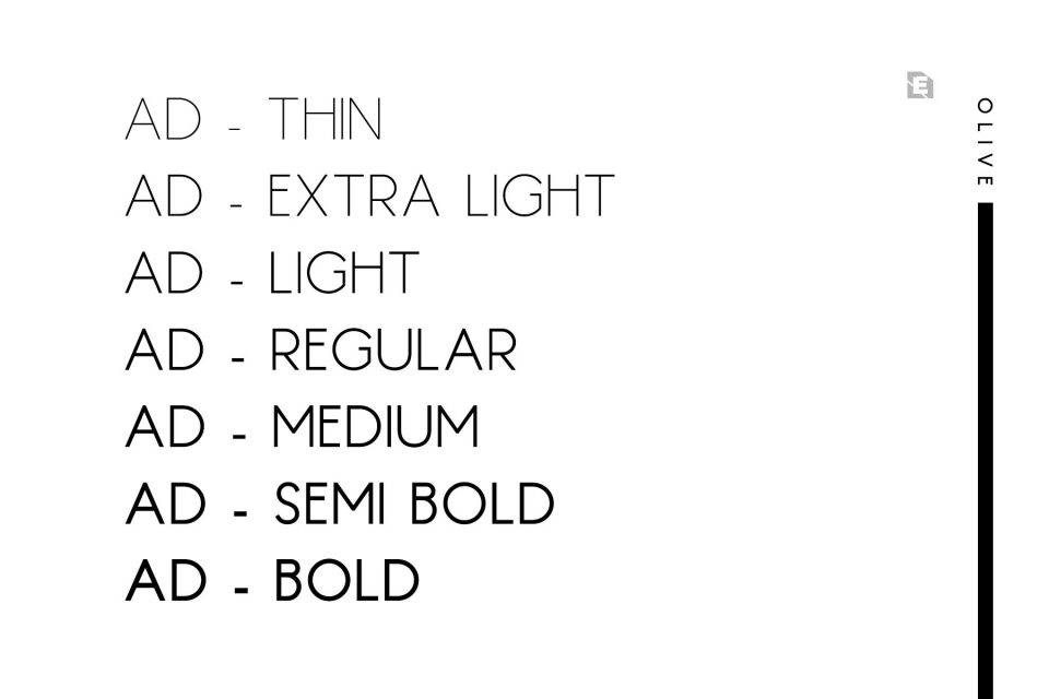 创意字体 品牌字体 显示字体 标题字体 标识字体