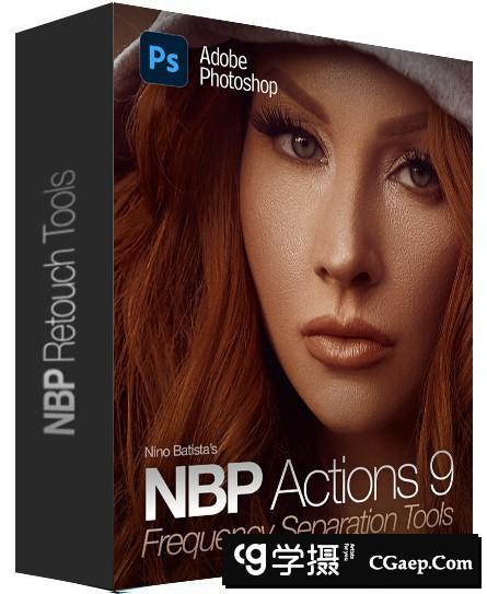 Nino Batista-高端人像精修润饰饰频率分离PS动作 NBP Actions 9