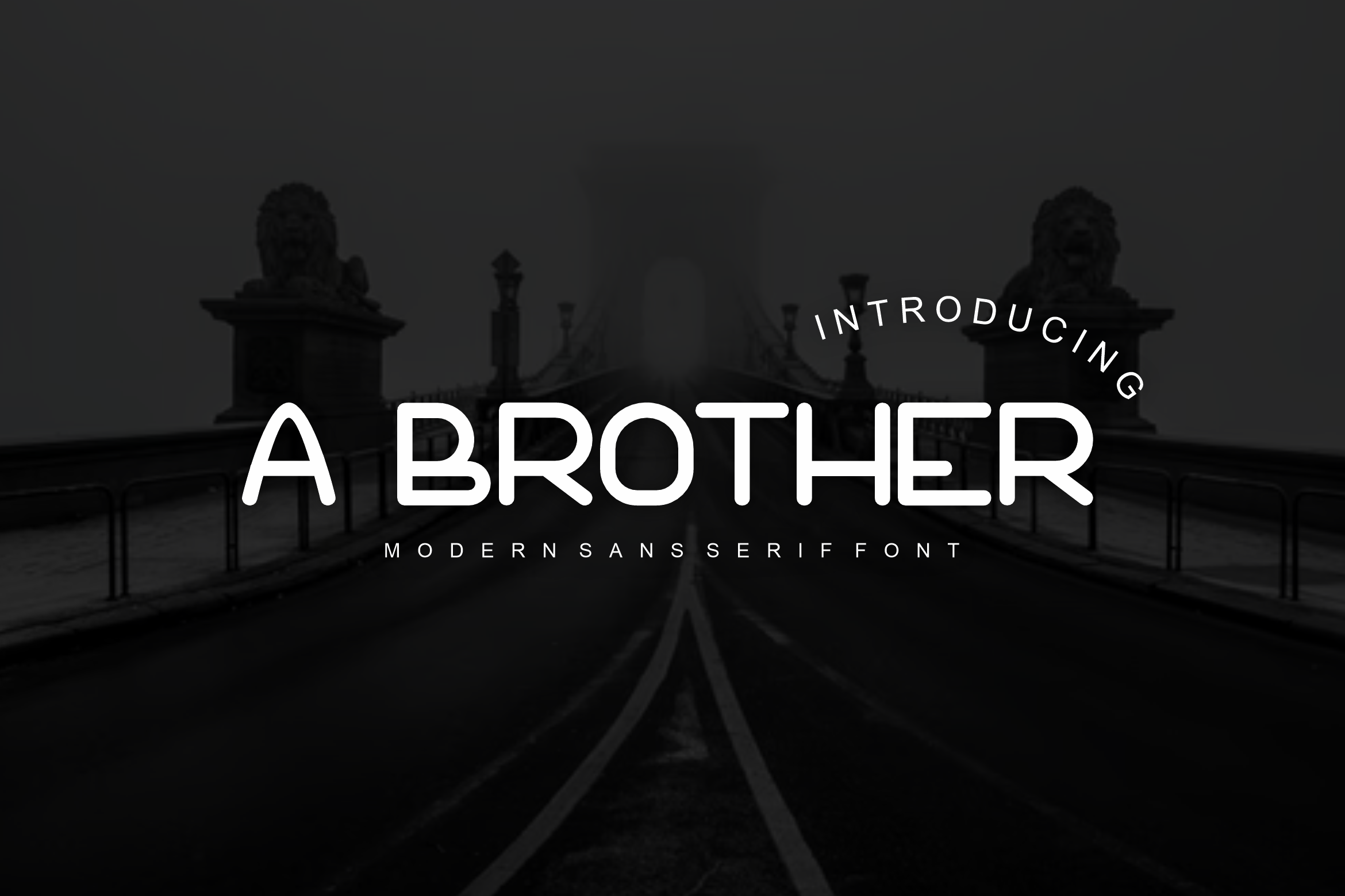 现代感无衬线字体优雅经典A Brother 字体