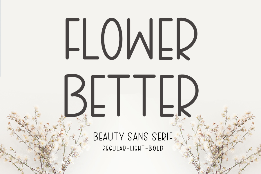 Flower Better 字体