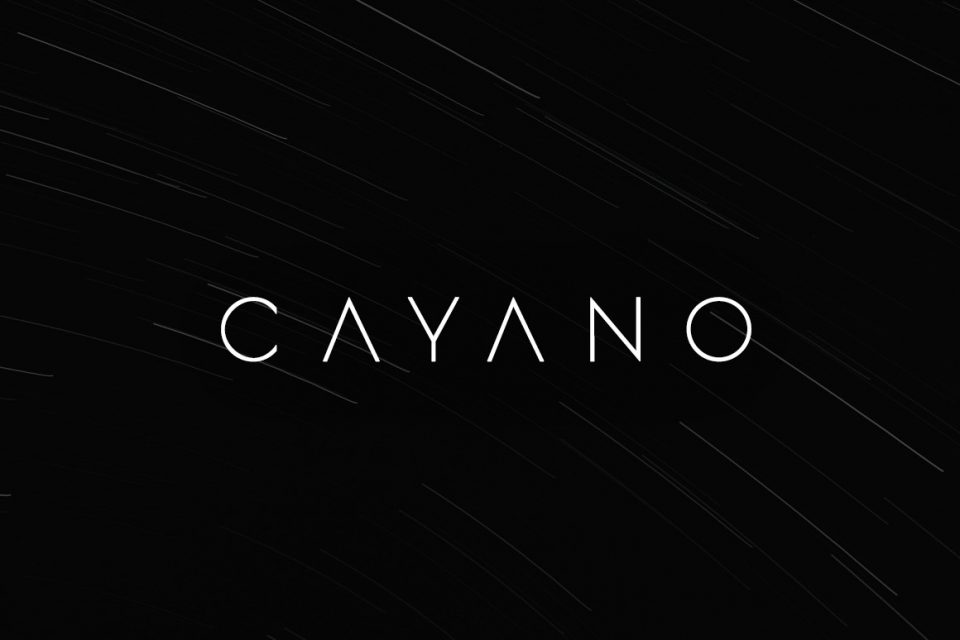 Cayano 字体 创意字体 大文本字体 品牌字体 显示字体 游戏字体 标识字体