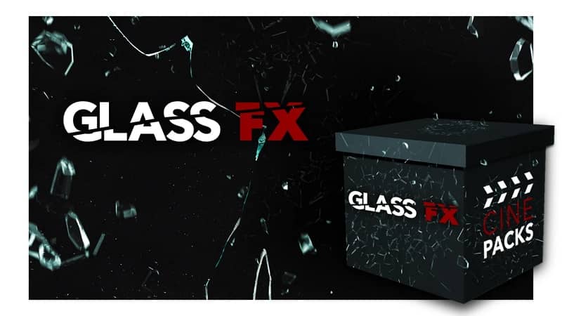 30个高品质光学捕捉玻璃碎片撞击物4K电影视频素材 CINEPACKS – Glass FX