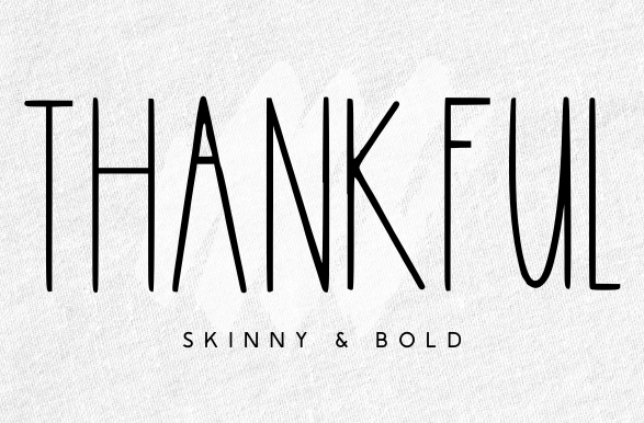 感恩字体 Adobe 字体 广告字体 字母字体 服装字体