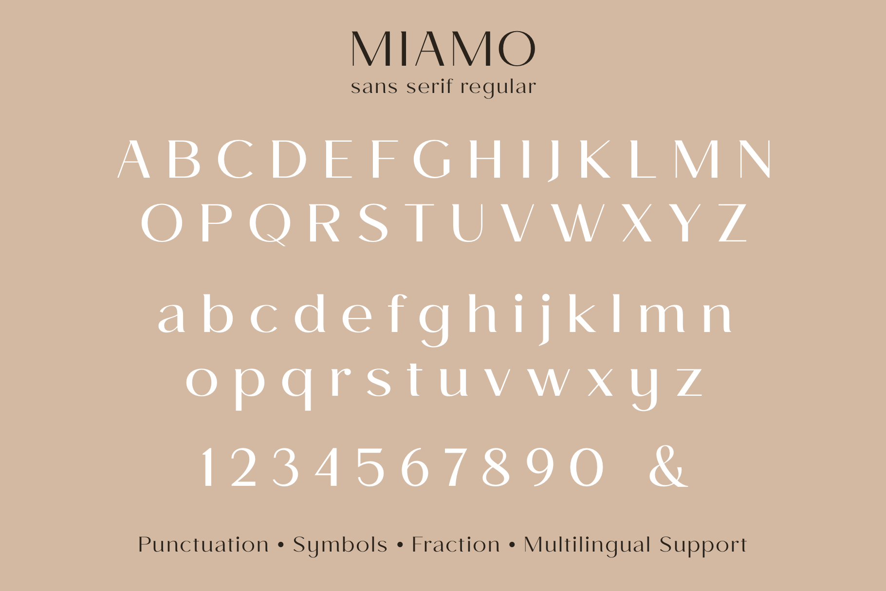 Miamo字体插图11