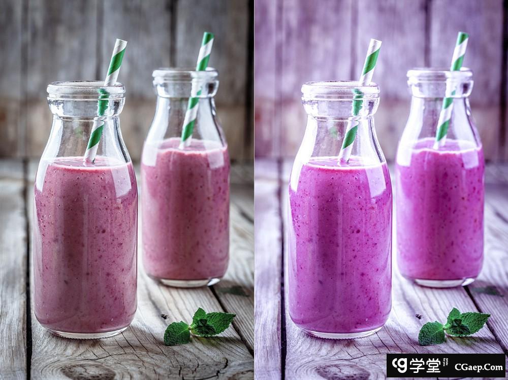 时尚紫色调风光人像Lightroom调色预设 OnPresets- PURPLE TONE
