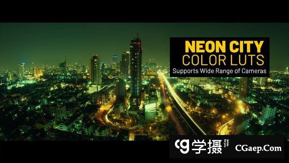 25个霓虹灯城市电影视频调色LUT预设和42个Rec 709”LUT预设