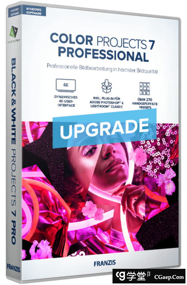 创意色彩PS调色插件 Franzis COLOR projects professional 7.21汉化版