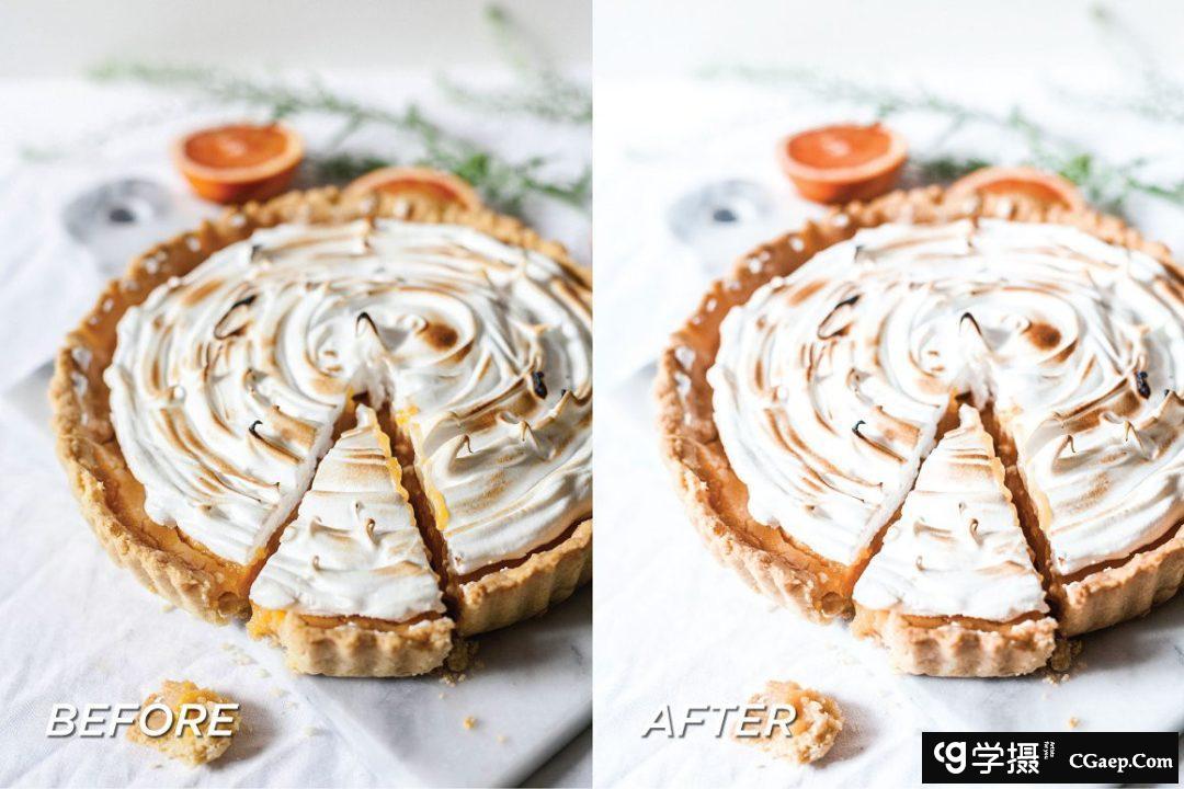 大师级清新明亮美食摄影Lightroom预设5 Bright Food Lightroom Presets