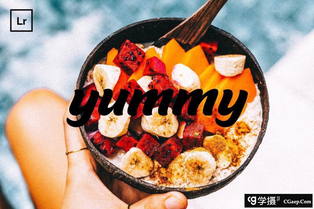 干净的美食摄影后期胶片调色Lightroom预设 Yummy Lightroom Presets