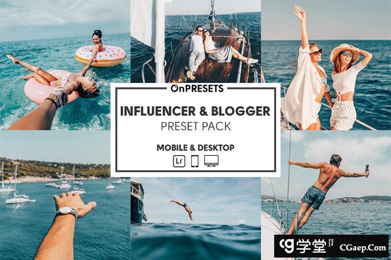 INS风格旅拍风光人像Lightroom调色预设 OnPresets INFLUENCER & BLOGGER