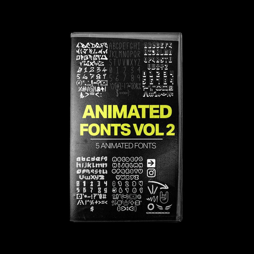 Tropic Colour – ANIMATED FONTS VOL. 2