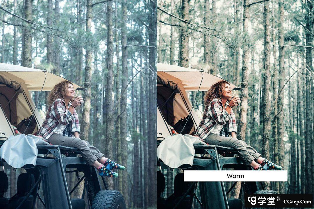 卡芭娜海景风光旅拍人像后期调色Lightroom预设及视频Vlog后期调色LUT预设