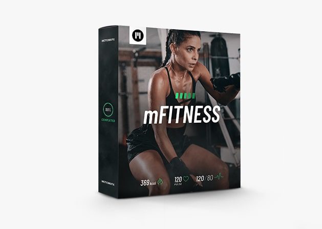 MotionVFX – mFitness FCPX模板标题