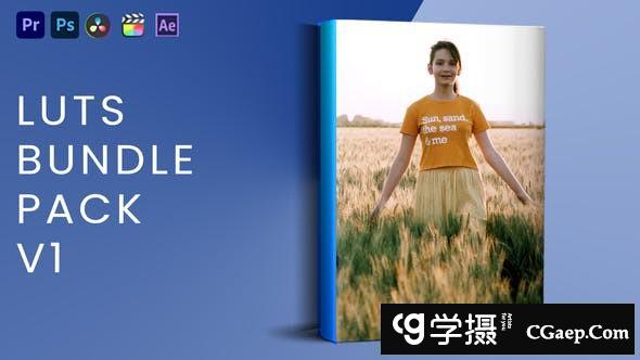 40个电影MV视频后期调色LUT预设合集 LUTs Bundle Pack V1
