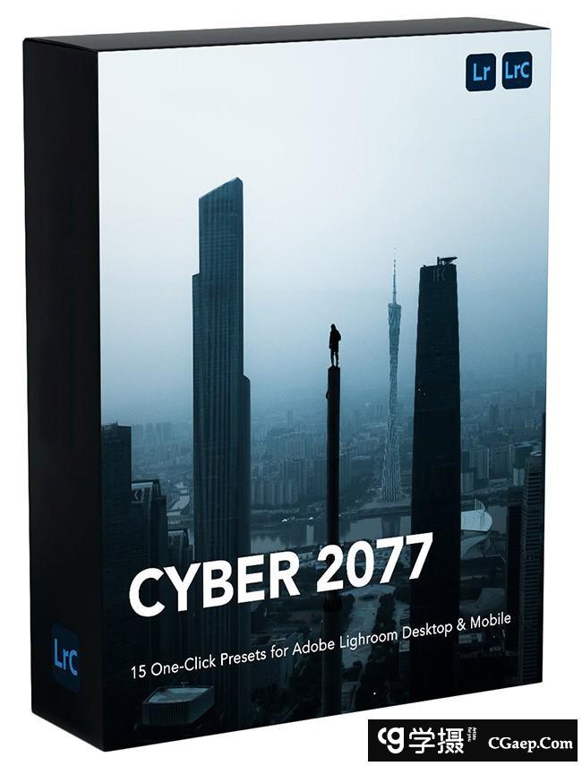 未来城市电影科技感Lightroom预设 Urbexmode -CYBER 2077 PACK