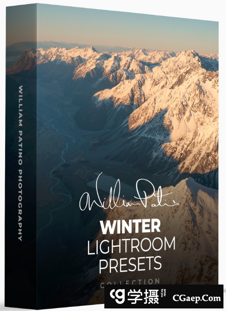 风光摄影师 William Patino 30个冬季风光摄影后期Lightroom预设