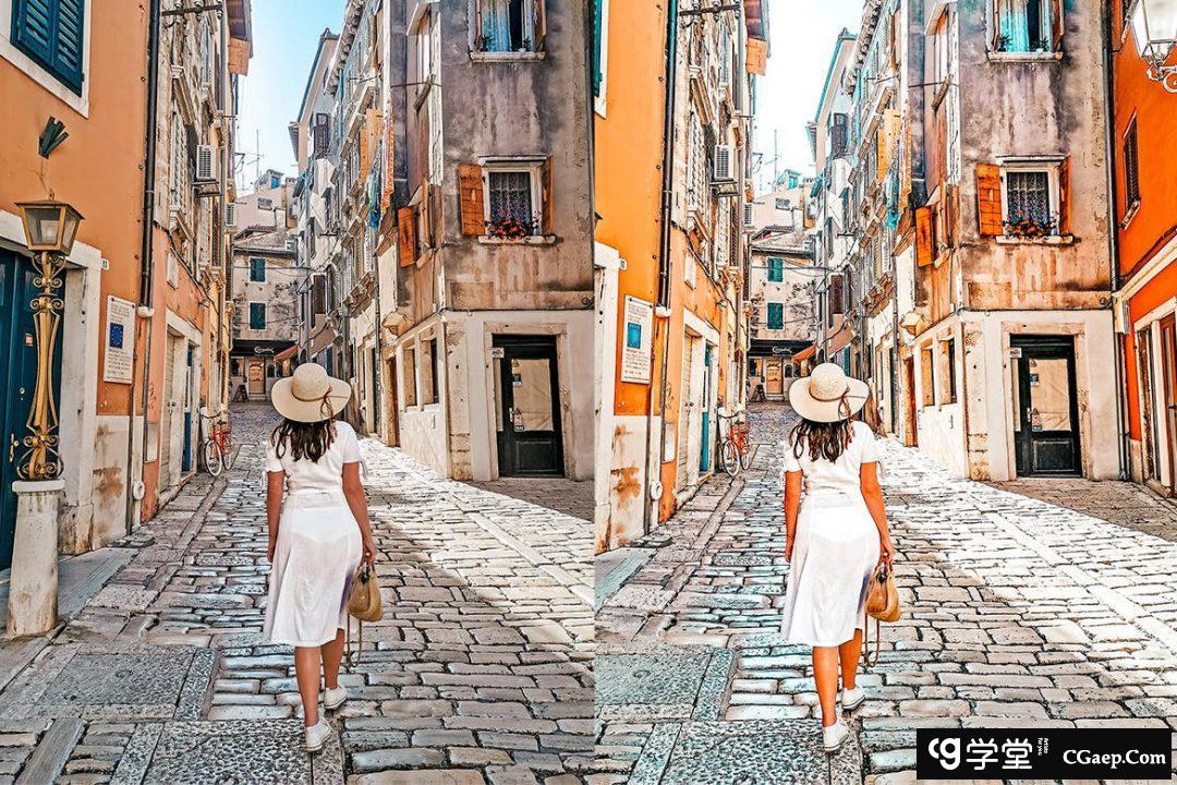 希腊旅拍电影风光后期调色Lightroom预设Lightroom Presets, Greece