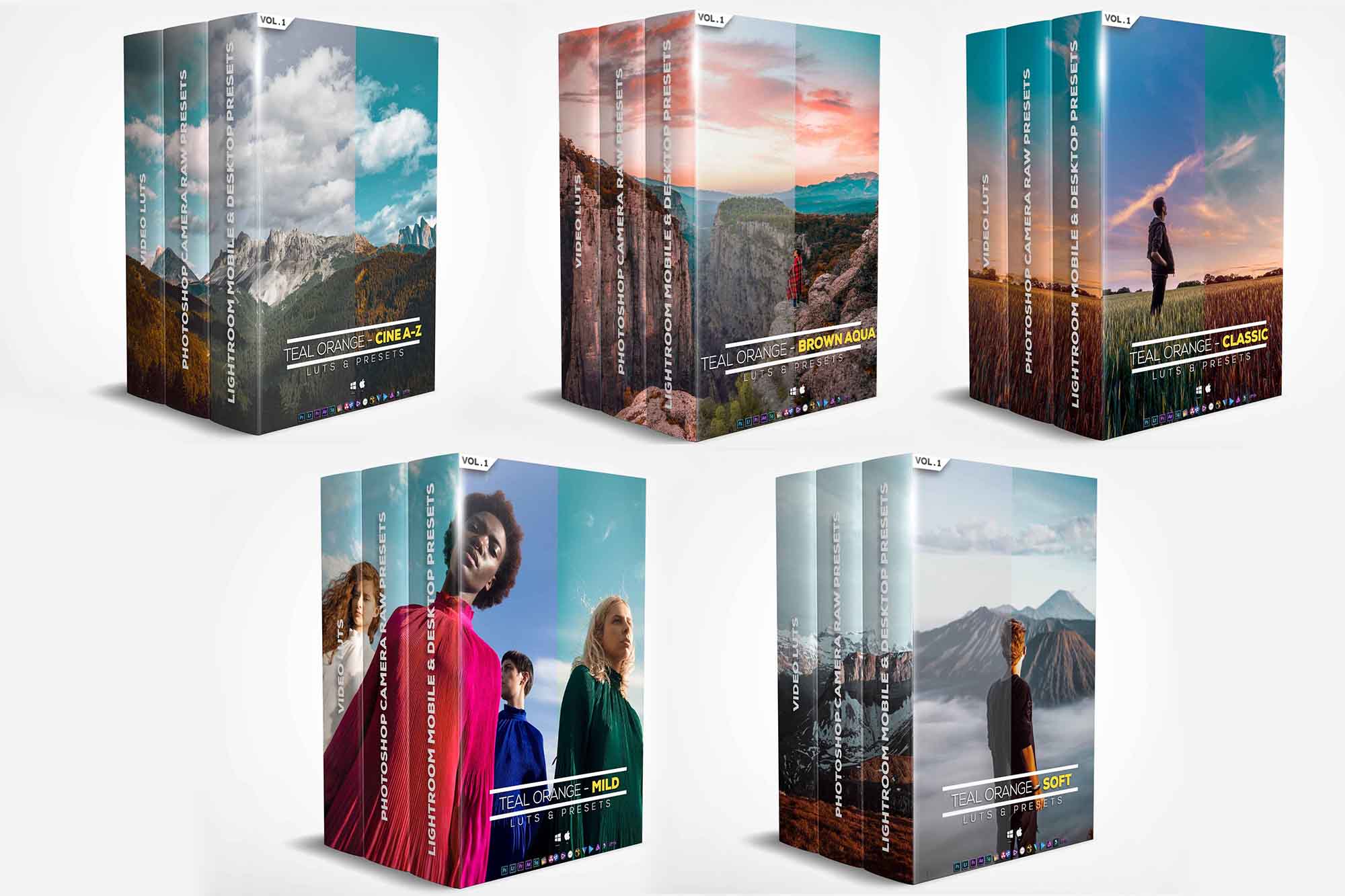 Riyazmn – Teal And Orange – Standard Pack