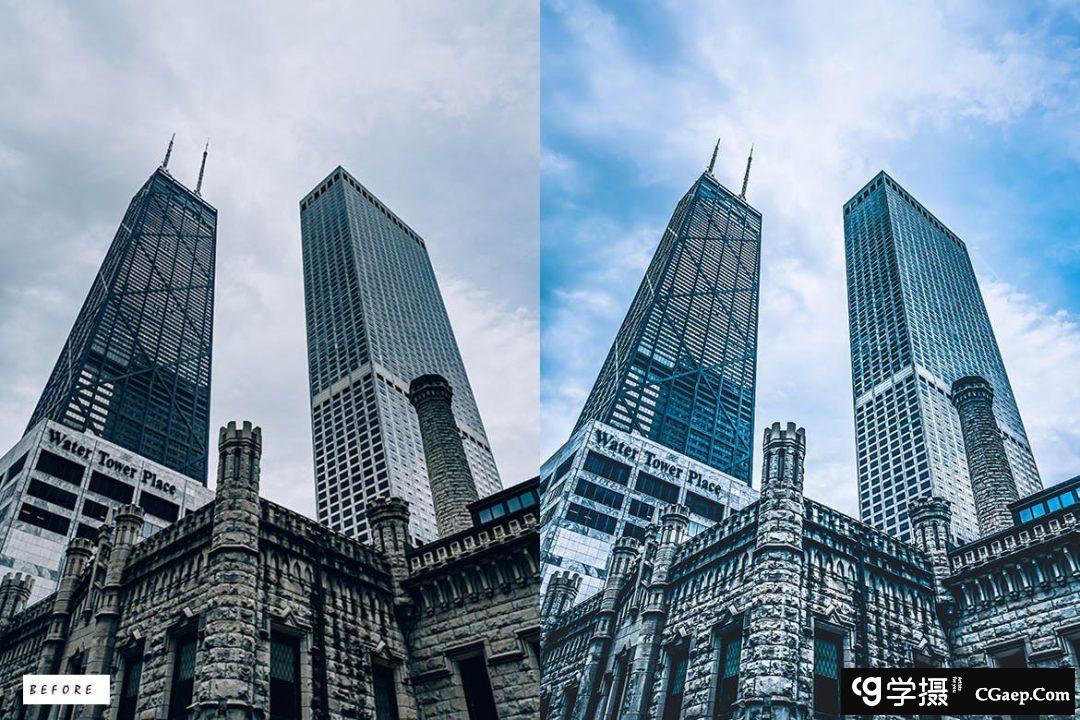 城市建筑风光摄影Lightroom预设 Architecture Lightroom Presets