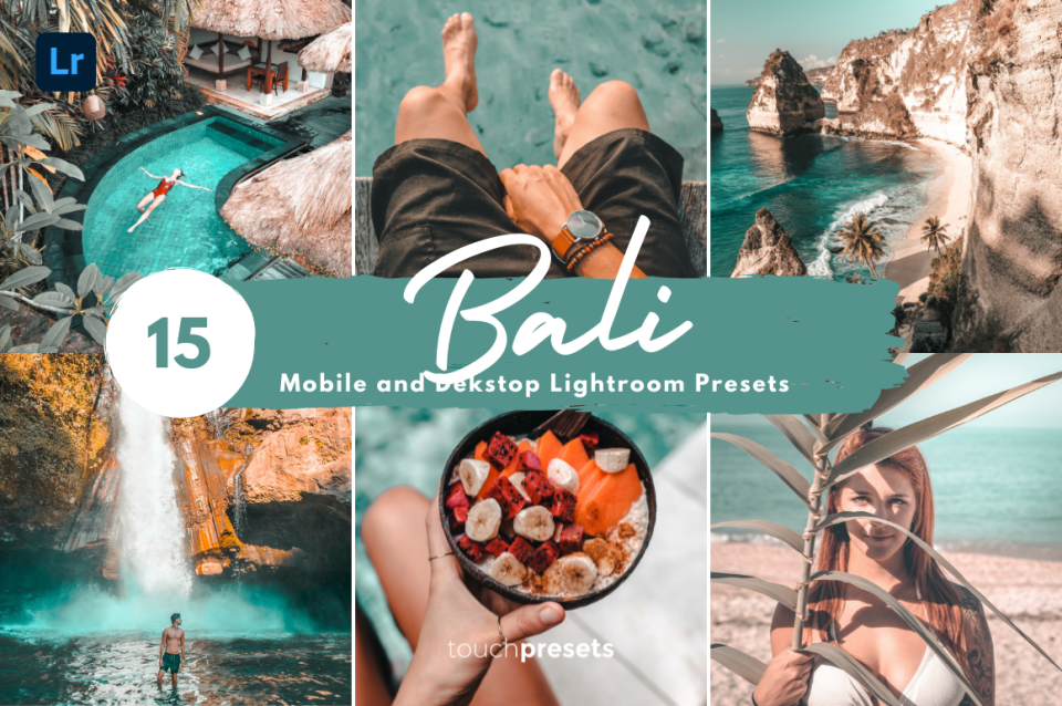 Lightroom预设旅行 Bali Vibes Premium Xmp 热带预设 夏季预设