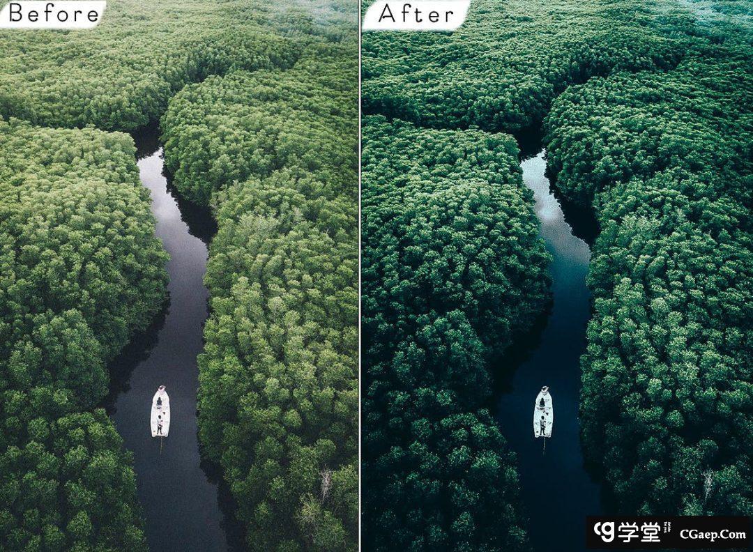 高端森系电影旅拍风光后期调色Lightroom预设 Bali Lightroom Presets