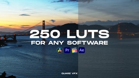 Videohive 33208281 250 LUT Color Presets