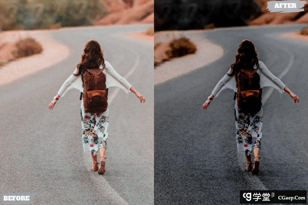 黑暗电影人像风光后期调色Lightroom预设 Nice Cinematic LR Presets