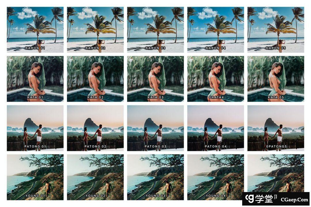 bedf5e2aab0e8fe0864f3b8bf9fda909 史诗般泰国旅拍摄影后期调色lr预设及视频电影Vlog后期调色LUT预设