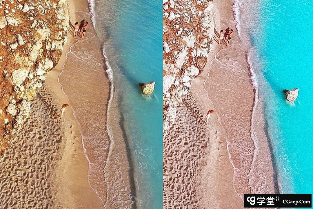 希腊旅拍电影风光后期调色Lightroom预设Lightroom Presets, Greece