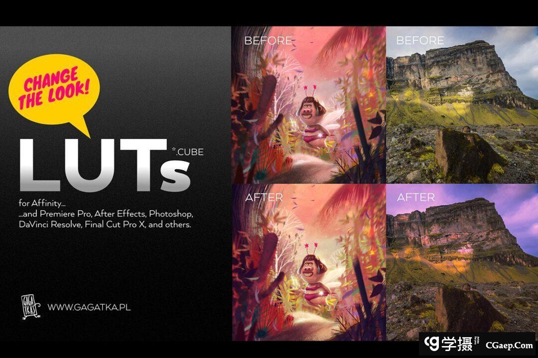 20组很棒的电影色彩LUTs预设PS/AE/PR/FCPX/达芬奇调色LUTs预设