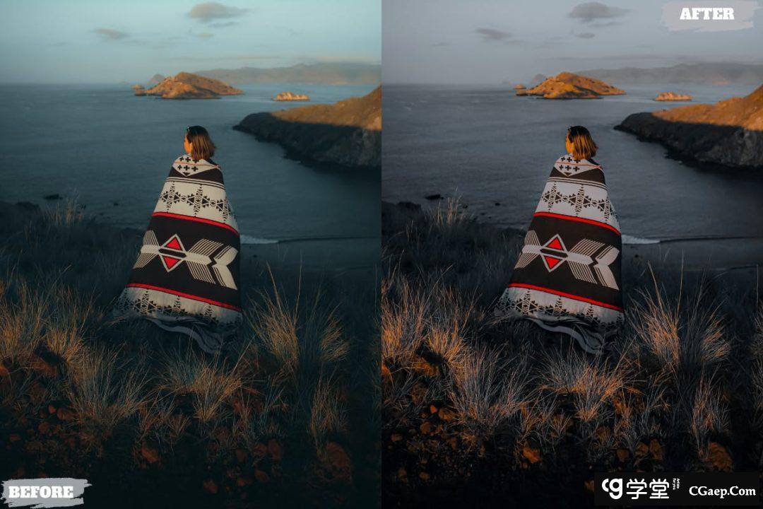 黑暗电影人像风光后期调色Lightroom预设 Nice Cinematic LR Presets