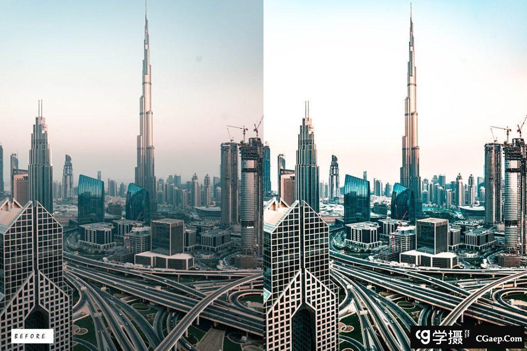 城市建筑风光摄影Lightroom预设 Architecture Lightroom Presets