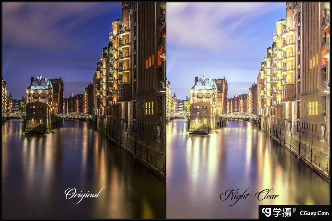 城市景观夜景弱光摄影3D LUTs预设-支持AE/PR/PS/达芬奇/FCPX