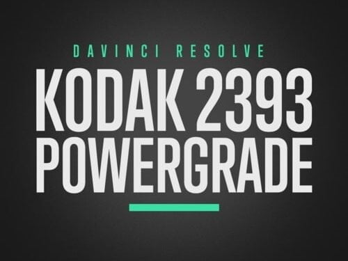 Juan Melara – Kodak 2393 & Film Matrix PowerGrade