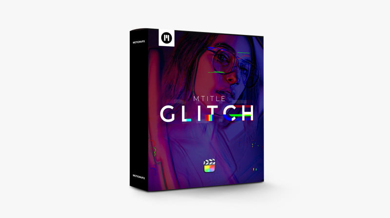 mTitle Glitch — 用于 Final Cut Pro 和 Adobe Premiere 的 30 个动态故障标题 — MotionVFX