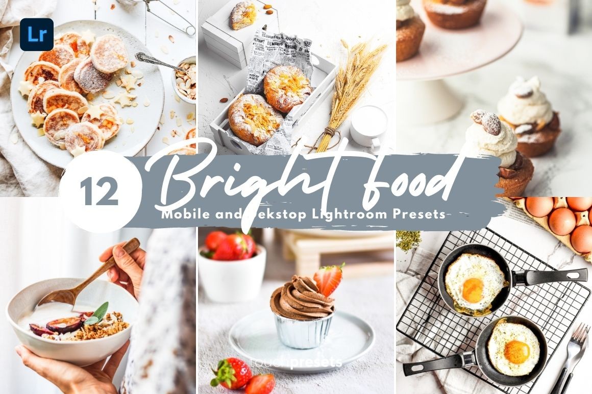 美食照版Dng预设 Xmp预设食物明亮预设Lightroom预设 ps滤镜